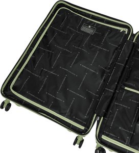 Średnia walizka SwissBags Tourist 65 cm zielony Uniwersalny 9