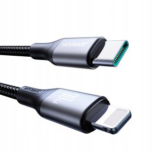 Kabel USB Joyroom USB-C - Lightning 1 m Czarny (6956116797935) 2