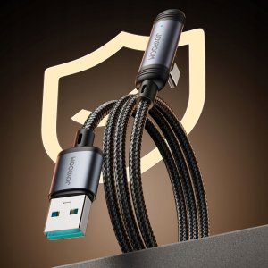 Kabel USB Joyroom USB-A - USB-C 1.2 m Czarny (6956116764692) 5