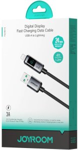 Kabel USB Joyroom USB-A - Lightning 1.2 m Czarny (6956116722586) 3