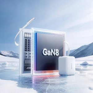 Ładowarka sieciowa Joyroom JR-TCL06 67W GaN z wbudowanym zwijanym kablem USB-C - biała 11