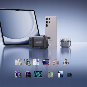 Ładowarka sieciowa Joyroom JR-TCG17 45W 2 x- USB-C (wtyczka UK) - czarna 6