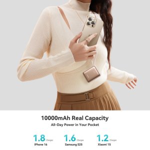 Powerbank Joyroom JR-PBF27 22,5W 10000mAh z dwoma wbudowanymi kablami - niebieski 8