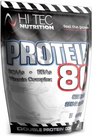 Hi-Tec Protein 80 Truskawka 2,25kg 1