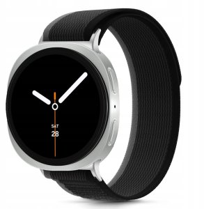 Pasek Tech-Protect Nylon Stripe do Samsung Galaxy Watch 8 / Classic 40/44/46mm Black/orange 2
