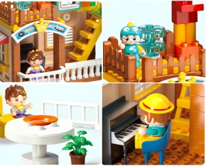 Klocki konstrukcyjne willa Windmill 275 elementÃ³w 8