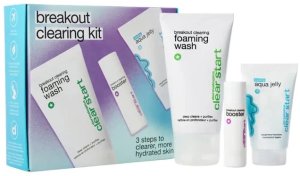 Clear Start Breakout Clearing Kit Set Dermalogica: Clear Start Aqua Jelly, For Regulation Of Excessive Sebum, Gel, For Face, 25 ml + Clear Start, Cleanser, Cleansing Foam, 75 ml + Clear Start Booster, Niacinamide, Calming & Cooling, Local Treatment L 3
