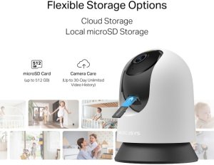 MERCUSYS MC200 domácí/indoor kamera (2MP, Full HD 1080p, IR 12m, WiFi, microSD) 9