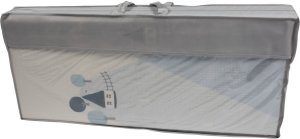 Dwustronna składana kolorowa edukacyjna piankowa mata dziecięca XXL 180x200 cm - misie i słoniki 6