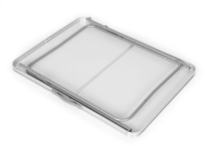 Stolik turystyczny stół składany ogrodowy walizka z uchwytem do przenoszenia 80x60x70 cm srebrny 6