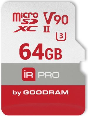 Karta GoodRam IRDM Pro MicroSDXC 64 GB UHS-II/U3 V90 (IRP-M9BA-0640R11) 1