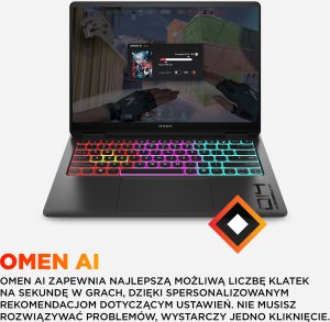 HP Omen Transcend 14-fb1217nw - Ultra 7 255H | 14"-3K-OLED-120Hz | 32GB | 1TB | Win11Home | RTX5060 9