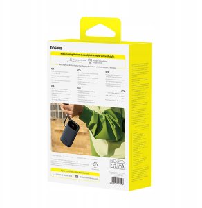 Powerbank Baseus EnerFill FC31 20000mAh 22.5W z wyświetlaczem cyfrowym i 2 wbudowanymi kablami (USB-C + Lightning) - czarny 6