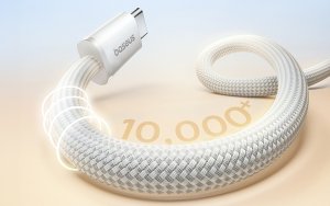 Kabel USB Baseus USB-C - USB-C 1 m Biały (6932172691370) 5