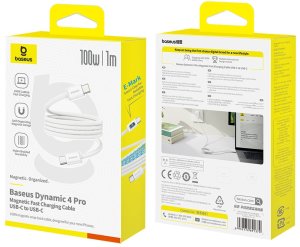 Kabel USB Baseus USB-C - USB-C 1 m Biały (6932172691370) 10