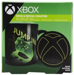PALADONE Zestaw prezentowy Xbox: kubek plus metalowa podkładka 4
