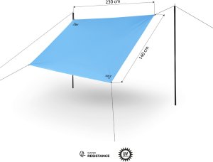 Plandeka Nils Extreme NC17111 płachta biwakowa kempingowa 230x140 cm Nils Camp 4