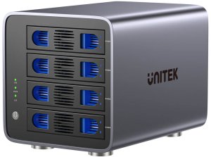 Kieszeń Unitek Obudowa RAID do dysku SATA 2.5''/3.5'' 8 trybów 80TB USB-C 6