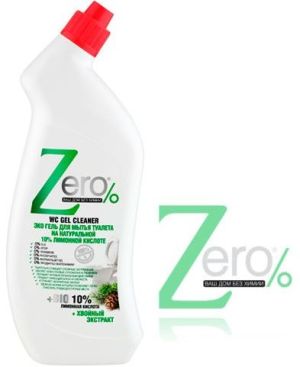 Zero ZERO Żel do mycia WC na bazie 10% kwasu cytrynowego 750ml 1