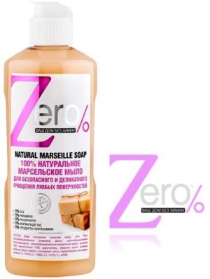 Zero ZERO 100% naturalne mydło Marsylia do czyszczenia różnych powierzchni 500ml 1