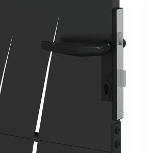 Brama ogrodowa, Bramka Ogrodowa 105x75 cm ze Stali Corten w Stylu Trawnikowym Lumarko! 7