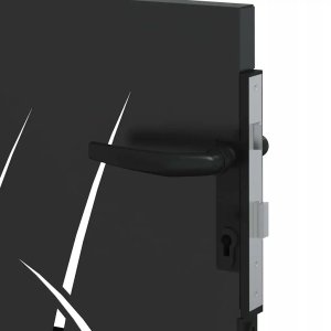 Brama ogrodowa, Bramka Ogrodowa 105x75 cm ze Stali Corten w Stylu Trawnikowym Lumarko! 7