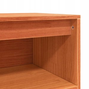 Bufet Woskowy brąz 70 x 34 x 80 cm Lite drewno sosnowe Lumarko! 10