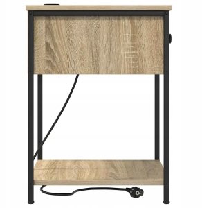 Szafka Nocna z szufladą 2 pcs dąb sonoma 42 x 41 x 56 cm Lumarko! 8