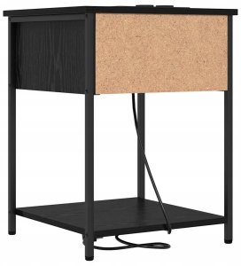 Szafka Nocna z szufladą 2 pcs Czarny dąb 42 x 41 x 56 cm Lumarko! 9