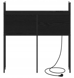 Zagłówek do przechowywania Z zagłówkiem Czarny dąb 75 cm Lumarko! 5