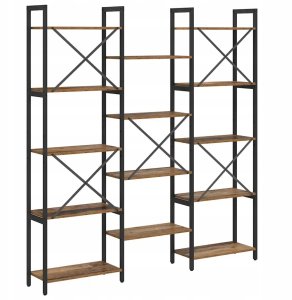 Półka na książki Stare drewno 156 x 25 x 167.5 cm Lumarko! 7