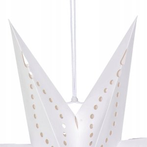 DEKORACJA PAPIEROWA GWIAZDA 50CM 7 RAMION BIAŁA 4