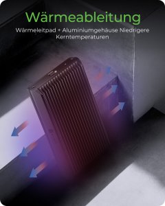 ICY BOX IB IB-1920M-C42 USB4 M.2 NVMe Gehaeuse USB4 Gen 3x2 Type-C up to 40 Gbit/s werkzeuglos Aluminium mit Waermeleitpad 4