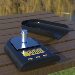 Waga jubilerska przenośna zamykana z odważnikiem 500g / 0.01 g Waga jubilerska przenośna zamykana z odważnikiem 500g / 0.01 g 4