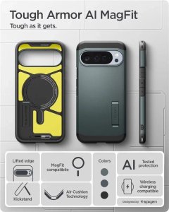 Spigen Tough Armor MagSafe, abyss green - Google Pixel 10 Pro XL 2