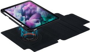 LAUT PRESTIGE FOLIO MG Black Magspin Case iPad Air 11 7