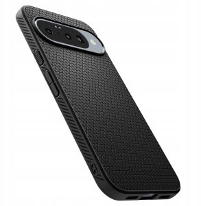 Spigen Liquid Air, matte black - Google Pixel 10 Pro/Pixel 10 4