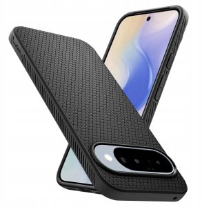 Spigen Liquid Air, matte black - Google Pixel 10 Pro/Pixel 10 5