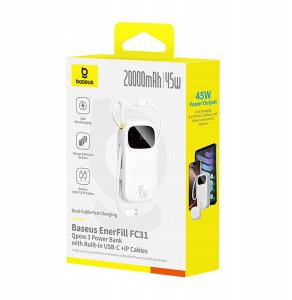Powerbank Baseus EnerFill FC31 20000mAh Biały 5
