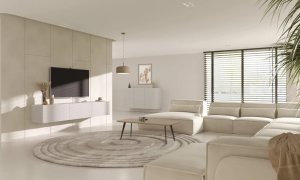 Szafka RTV GABI 180cm biała wisząca KOCOT MEBLE 6