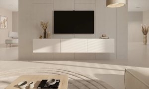 Szafka RTV GABI 180cm biała wisząca KOCOT MEBLE 7