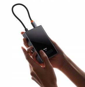 Hub USB-C 8w1 Baseus PioneerJoy HDMI 4K@60Hz + HDMI 4K@30Hz + DisplayPort 8K@30Hz + VGA + 2 x USB-A 3.0 + 2 x USB-C - szary 4