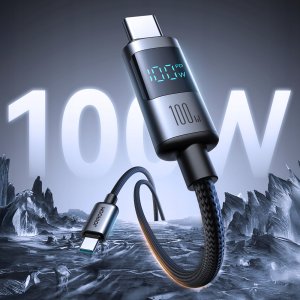 Kabel USB Joyroom USB-C - USB-C 1.2 m Czarny (6956116701437) 2
