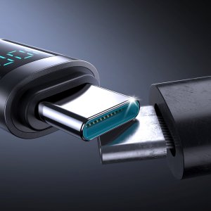 Kabel USB Joyroom USB-C - USB-C 1.2 m Czarny (6956116701437) 5