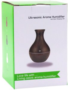 Nawilżacz Powietrza Dyfuzor Aromaterapia Imitacja Drewna 130ml 4