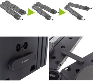 Deska do pilatesu z licznikiem Trizand 26343 17