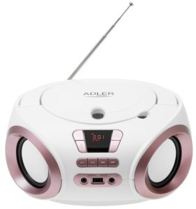 Radioodtwarzacz Adler Boombox CD-MP3 | USB | FM Radio | AUX | Gniazdo słuchawkowe 2
