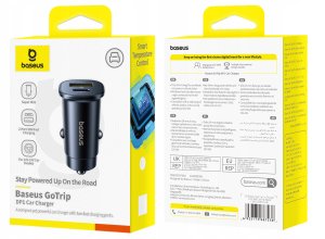 Ładowarka Baseus GoTrip 1x USB-A 1x USB-C 3.5 A  (6932172687236) 3