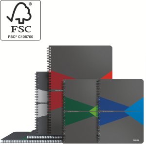 Ko�onotatnik Office PP A5 kratka czerwon 5