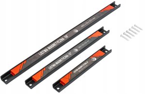 3x LISTWA MAGNETYCZNA ZESTAW MAGNES NA NARZĘDZIA AKCESORIA PRZYBORY UCHWYT 3